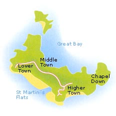Carte de St Martin's