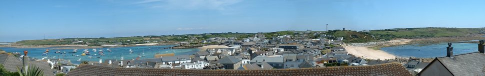 Hughtown seen from Garrison Hill